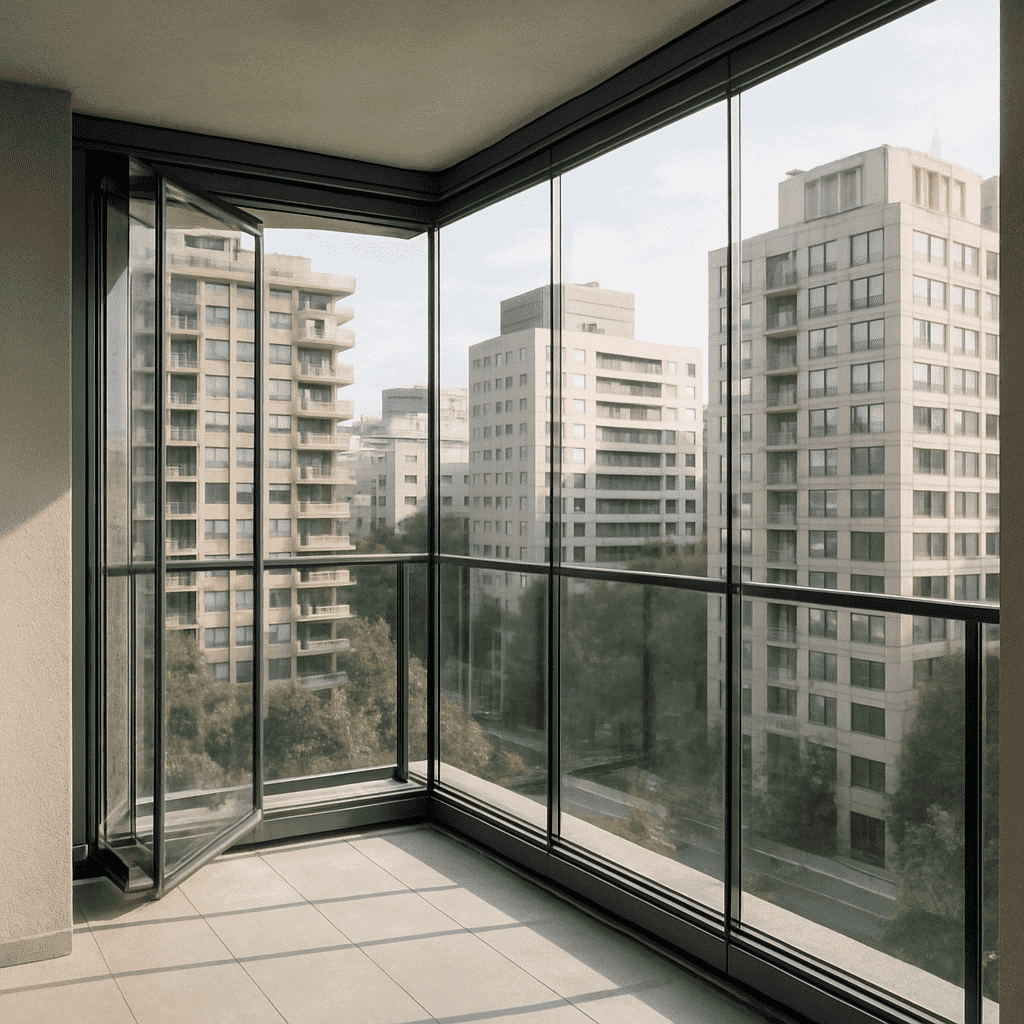 Düzce Cam Balkon Sistemleri 4 Cam Balkon